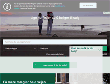 Tablet Screenshot of nybolig.dk